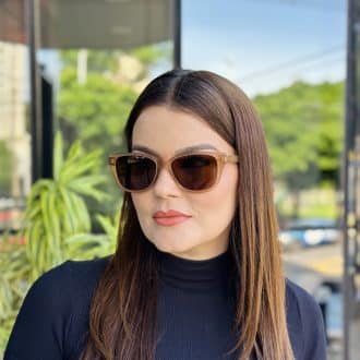 safine com br oculos de sol feminino gatinho marrom dafne 2