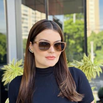 safine com br oculos de sol feminino gatinho marrom dafne 4