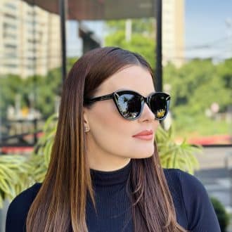 safine com br oculos de sol feminino gatinho preto anita 4