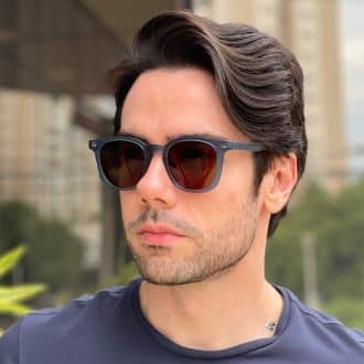 safine com br oculos de sol masculino quadrado azul denis 3