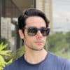 safine com br oculos de sol masculino quadrado azul eliezer