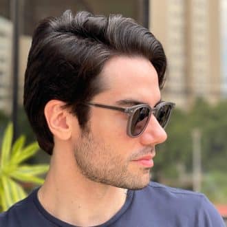 safine com br oculos de sol masculino quadrado cinza denis 2