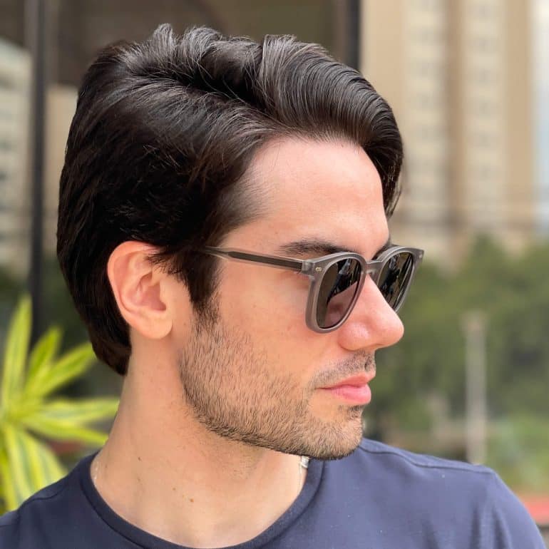 safine com br oculos de sol masculino quadrado cinza denis 2