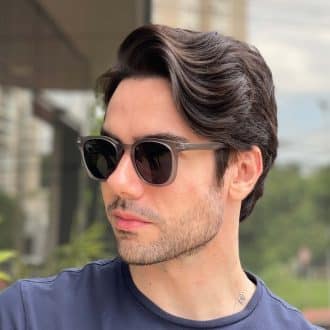 safine com br oculos de sol masculino quadrado cinza denis 3