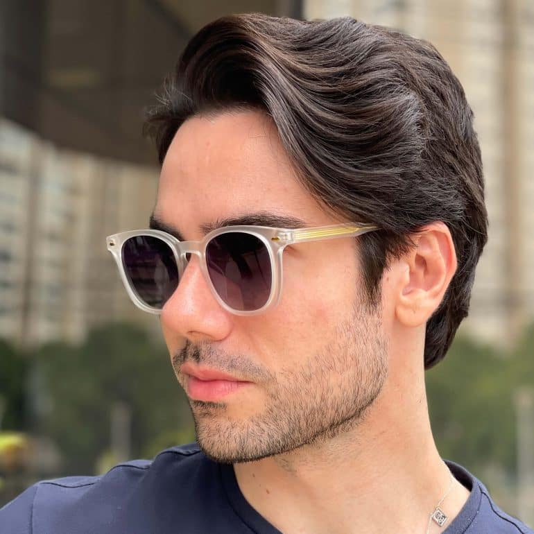 safine com br oculos de sol masculino quadrado fosco denis 3