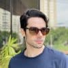 safine com br oculos de sol masculino quadrado marrom degrade eliezer