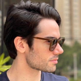 safine com br oculos de sol masculino quadrado marrom denis 2