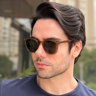 safine com br oculos de sol masculino quadrado marrom denis 3