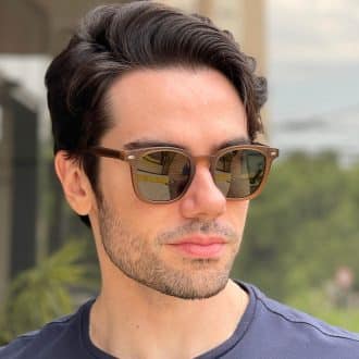 safine com br oculos de sol masculino quadrado marrom denis