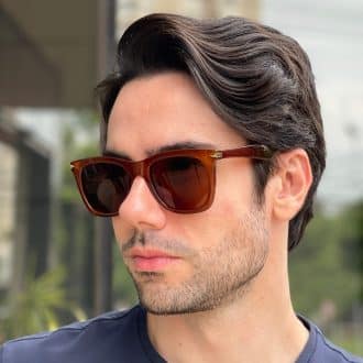 safine com br oculos de sol masculino quadrado marrom eliezer 3