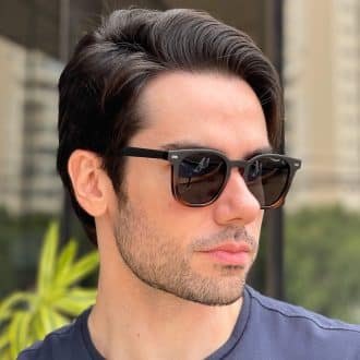 safine com br oculos de sol masculino quadrado preto e tartaruga denis 1