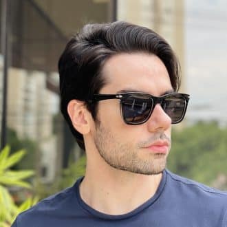 safine com br oculos de sol masculino quadrado preto transparente eliezer 3