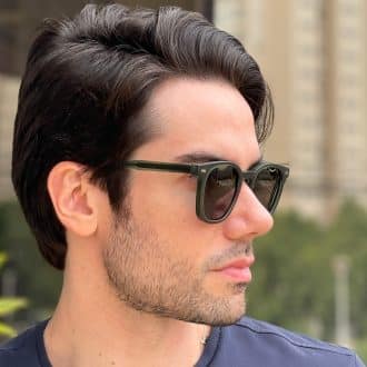 safine com br oculos de sol masculino quadrado verde denis 2