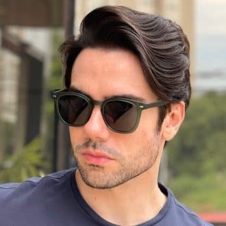 safine com br oculos de sol masculino quadrado verde denis 3
