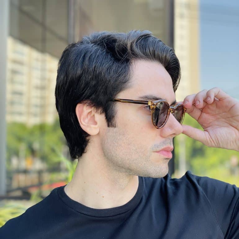 safine com br oculos de sol masculino redondo rajado caua 2