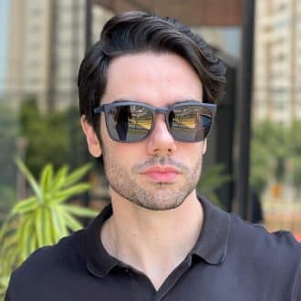 safine com br oculos 2 em 1 clip on masculino quadrado azul ruan