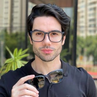 safine com br oculos 2 em 1 clip on masculino quadrado azul ruan 4