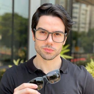 safine com br oculos 2 em 1 clip on masculino quadrado grafite ruan 3