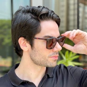 safine com br oculos 2 em 1 clip on masculino quadrado marrom ruan 11