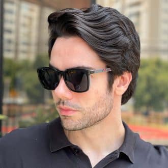 safine com br oculos 2 em 1 clip on masculino quadrado preto e cinza ruan 3