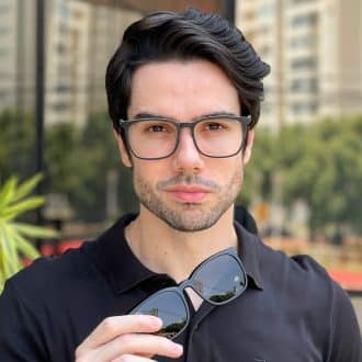 safine com br oculos 2 em 1 clip on masculino quadrado preto e cinza ruan 4