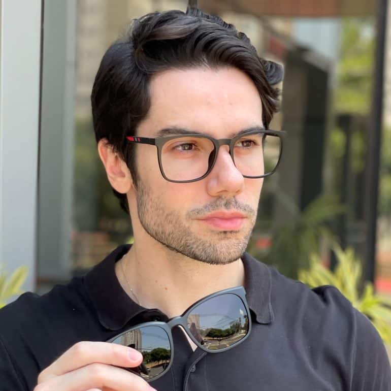 safine com br oculos 2 em 1 clip on masculino quadrado preto ruan 5