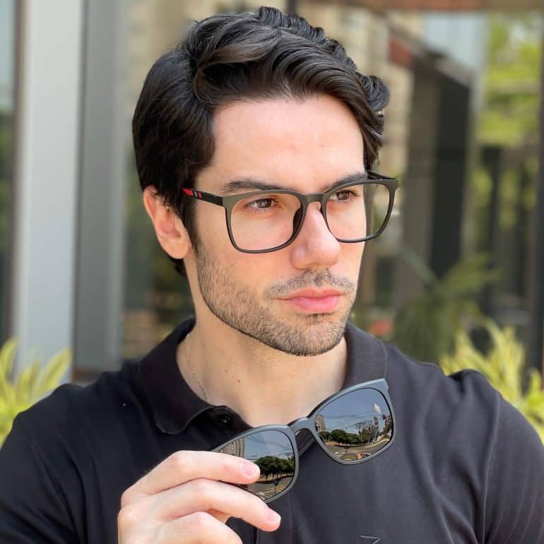 safine com br oculos 2 em 1 clip on masculino quadrado preto ruan 6