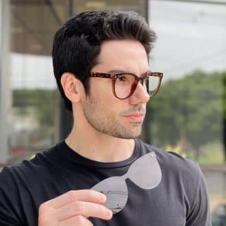 safine com br oculos 2 em 1 clip on masculino redondo tartaruga mateus 1