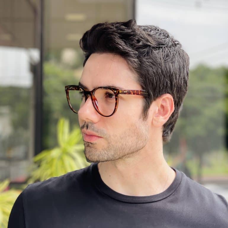 safine com br oculos 2 em 1 clip on masculino redondo tartaruga mateus 3
