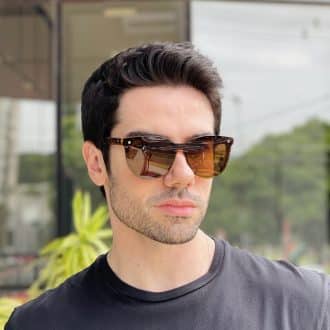 safine com br oculos 2 em 1 clip on masculino redondo tartaruga mateus 5