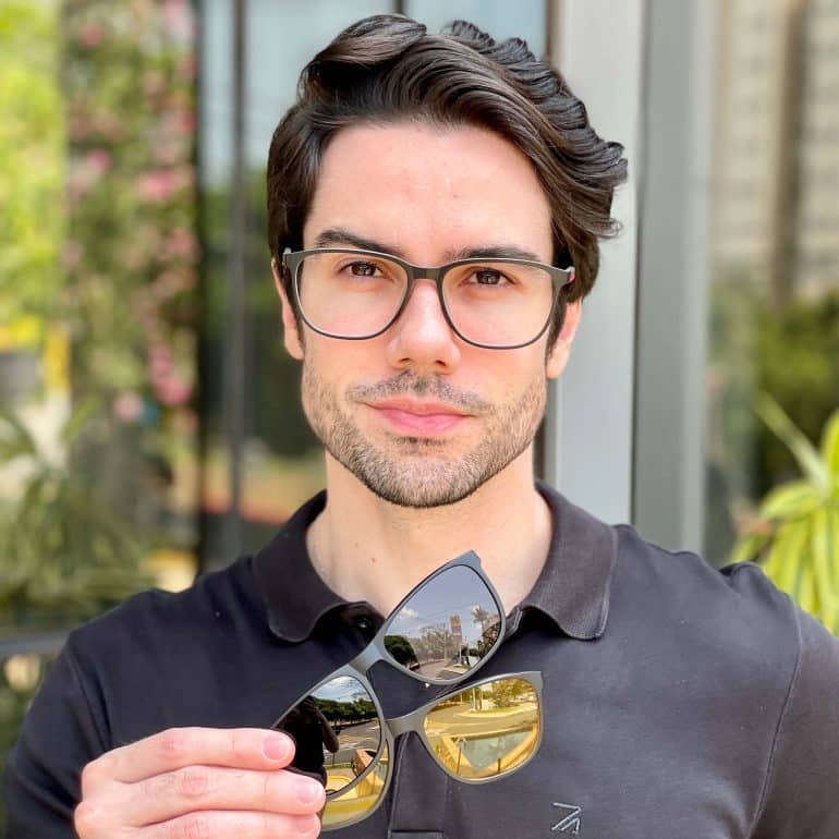 safine com br oculos 3 em 1 clip on masculino retangular preto e cinza alan 4