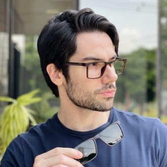 safine com br oculos 3 em 1 clip on masculino retangular tartaruga elvis 3