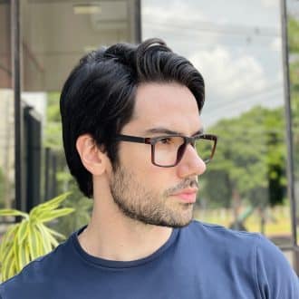 safine com br oculos 3 em 1 clip on masculino retangular tartaruga george 5