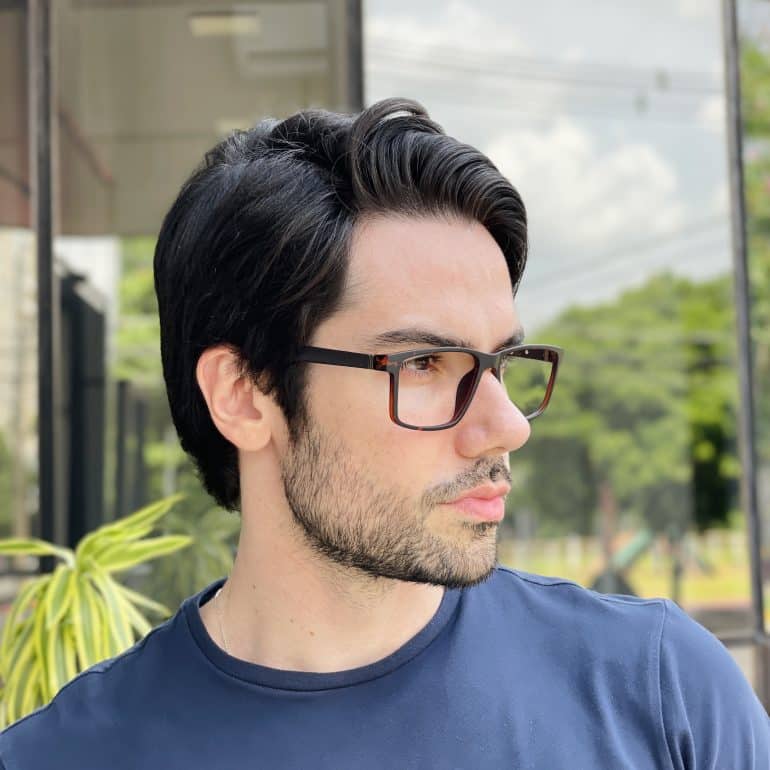 safine com br oculos 3 em 1 clip on masculino retangular tartaruga george 5
