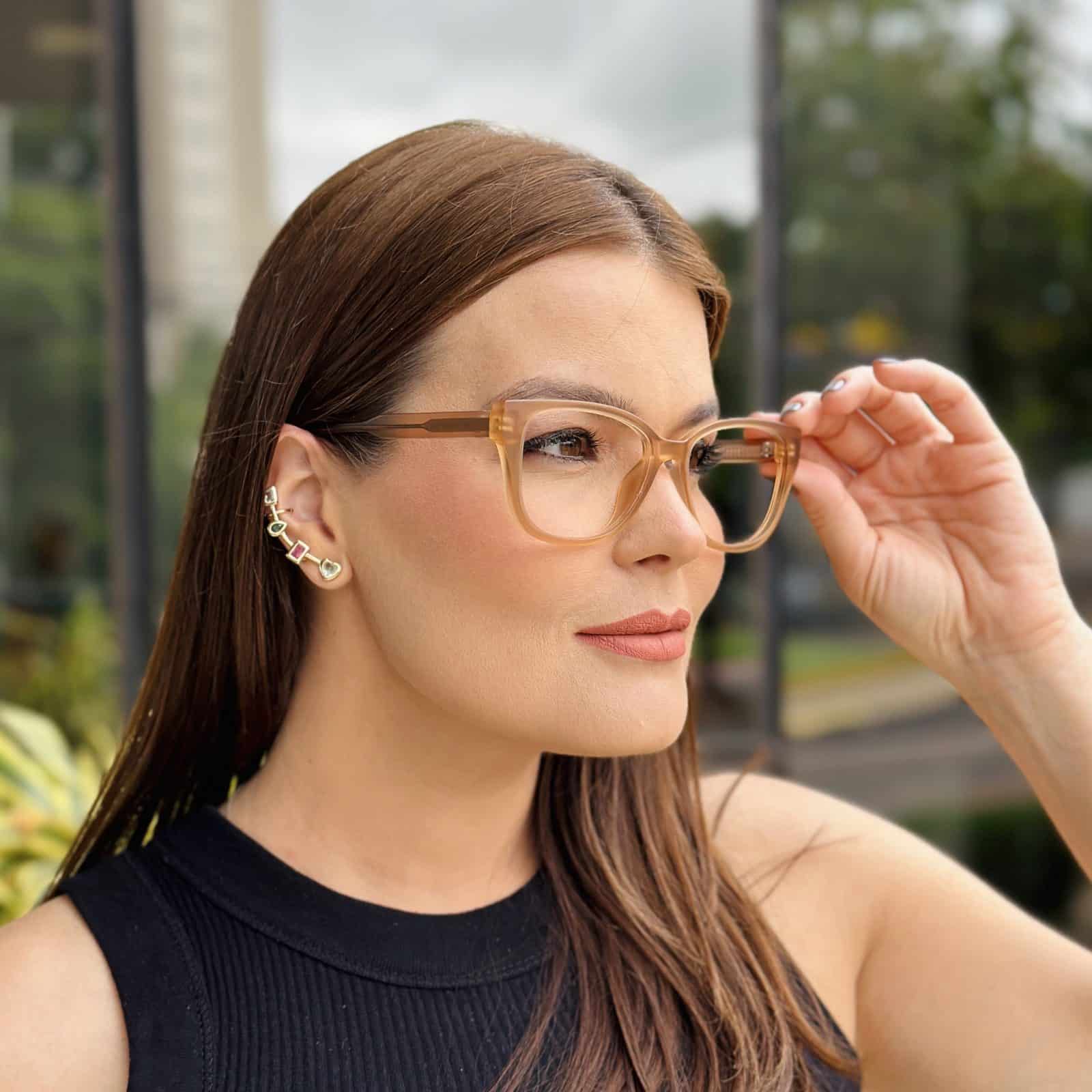 safine com br oculos de grau feminino gatinho marrom fany 1 safine com br oculos de grau feminino gatinho marrom fany 1