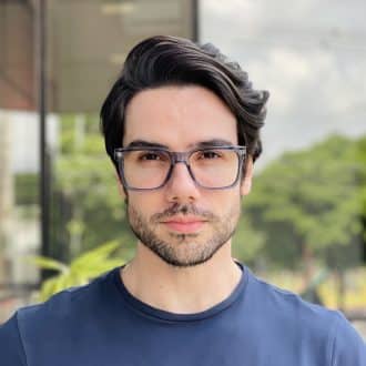 safine com br oculos de grau masculino quadrado azul enzo