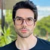 safine com br oculos de grau masculino redondo cinza levi