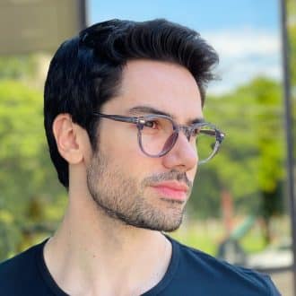 safine com br oculos de grau masculino redondo cinza levi 2