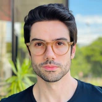safine com br oculos de grau masculino redondo marrom levi 1