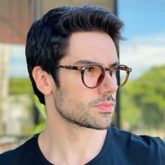 safine com br oculos de grau masculino redondo tartaruga levi 2