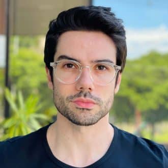 safine com br oculos de grau masculino redondo transparente levi