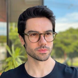safine com br oculos de grau masculino redondo verde levi 1