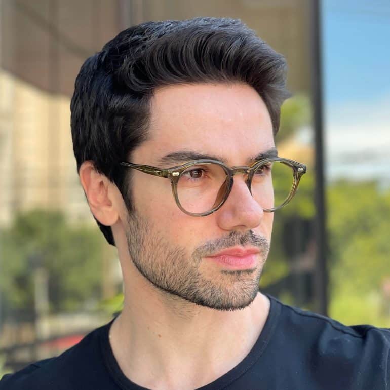 safine com br oculos de grau masculino redondo verde levi 2