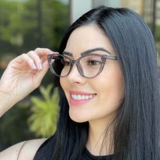 safine com br oculos feminino 2 em 1 clip on gatinho cinza joice 4