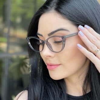 safine com br oculos feminino 2 em 1 clip on gatinho cinza joice 6