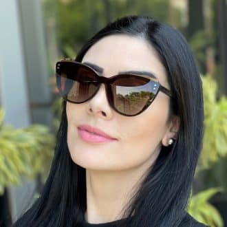 safine com br oculos feminino 2 em 1 clip on gatinho marrom amelia 1