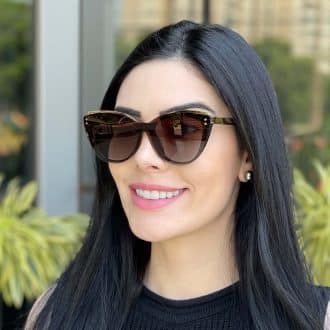 safine com br oculos feminino 2 em 1 clip on gatinho marrom amelia