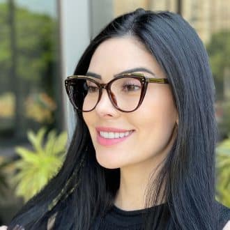 safine com br oculos feminino 2 em 1 clip on gatinho marrom amelia 4