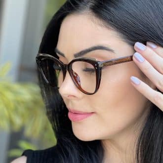 safine com br oculos feminino 2 em 1 clip on gatinho marrom amelia 6