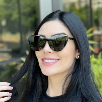 safine com br oculos feminino 2 em 1 clip on gatinho preto e azul amelia 1